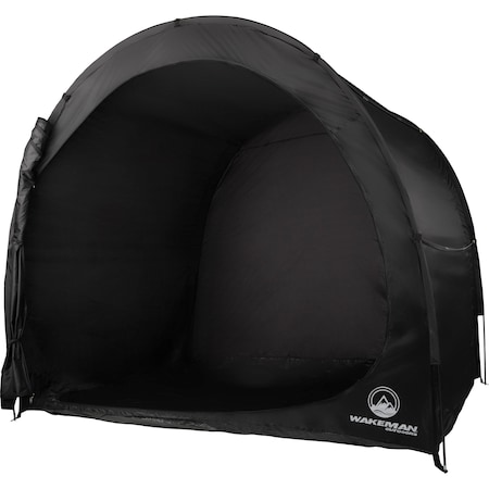 Wakeman Bike Storage Shed - 6.5x5.3x5.3 Tent - Water & UV-Resistant Cover for 4 Bicycles by Wakeman 83-SS1004